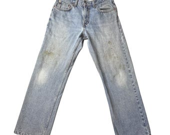 Vintage Levi's Jeans Mens 29x27 Blue Regular Fit Straight Leg Denim Workwear Y2K