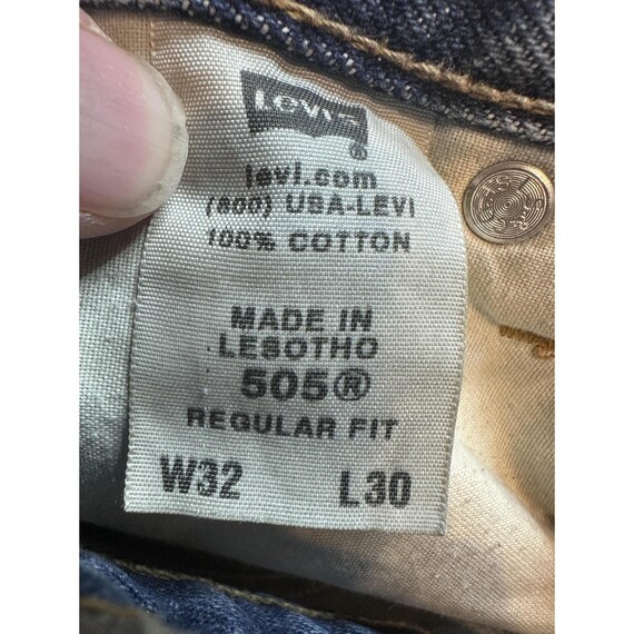 Vintage Levi's 505 Regular Fit Jeans Mens 32x30 (… - image 14