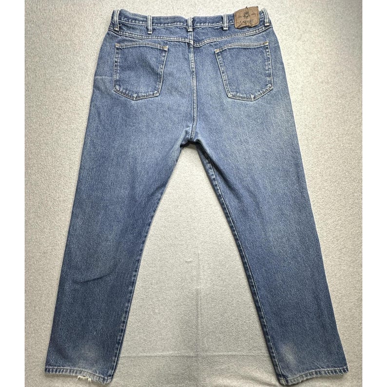 Vintage Wrangler Jeans Mens 40x32 (38x31) Blue Denim Straight USA 96501MR 90s image 1