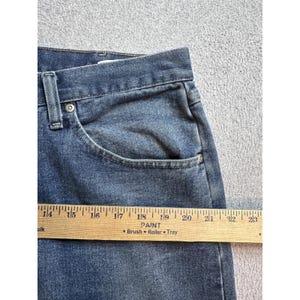 Vintage Wrangler 9760WDR Relaxed Straight Jeans Mens 36x29 Blue Denim 90s image 8
