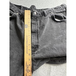 Spodnie jeansowe Wrangler Authentic Jeans Mens 39x28 Grey, luźne, wyprodukowane w USA zdjęcie 7