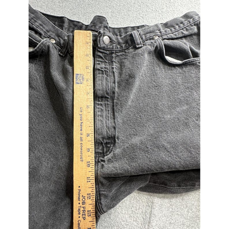 Spodnie jeansowe Wrangler Authentic Jeans Mens 39x28 Grey, luźne, wyprodukowane w USA zdjęcie 7