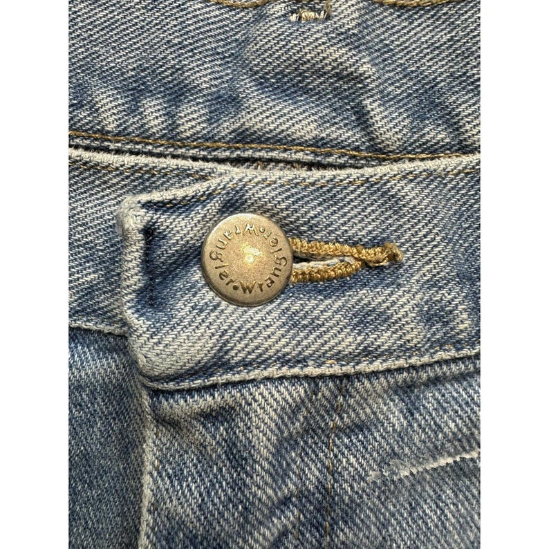 Wrangler Jeans Mens 36x32 Light Wash Relaxed Fit 97601SB Denim Straight Leg image 10
