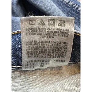Wrangler authentische Jeans Herren 34x29 (32x27) Medium Wash Blau Denim mit geradem Bein Bild 12