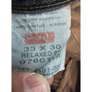 Wrangler Relaxed Fit Jeans Mens 33x30 (34x30) Medium Wash Blue Denim 97601VR image 3