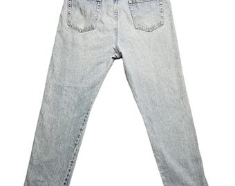 Wrangler Jeans Mens 40x32 (36x30) Blue Denim Straight Leg Comfort Fit 96501DS