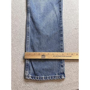Wrangler 96501DS Jeans Mens 34x30 (32x29) Medium Wash Blue Regular Straight image 4
