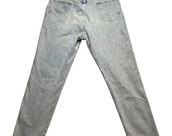 Vintage Wrangler Jeans Mens 36x32 (32x30) Light Wash Authentic Denim USA 90s