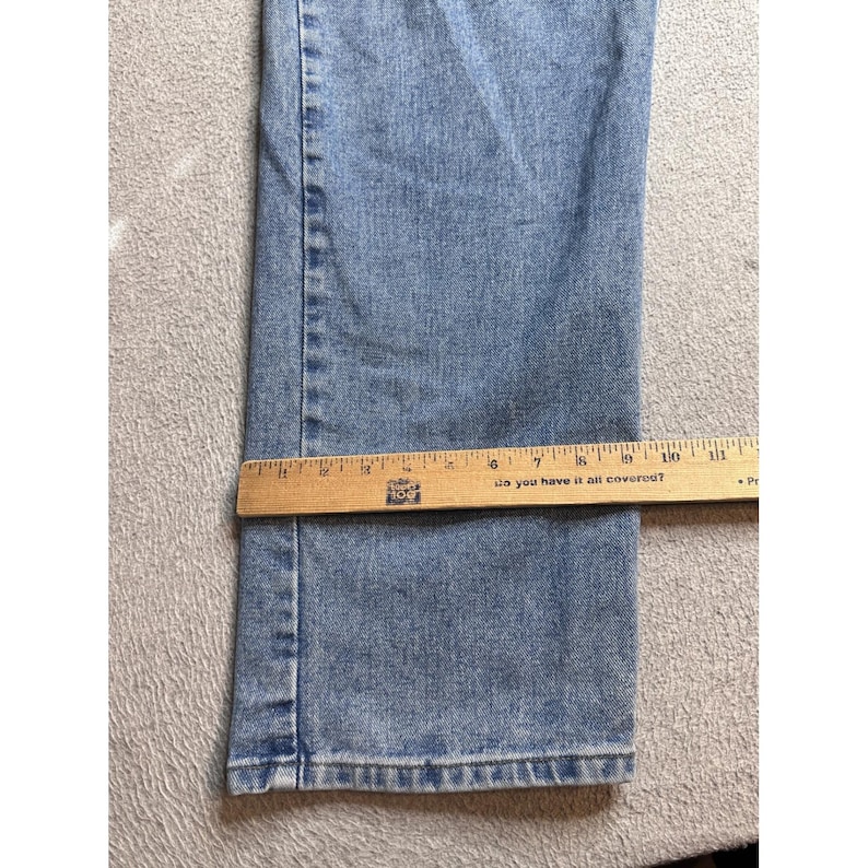 Vintage Wrangler Premium Jeans Mens 40x30 (39x29) Relaxed Fit Light Wash 97601SB image 14