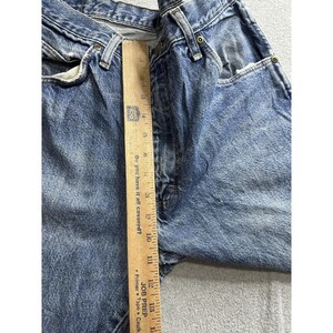 Wrangler Jeans Mens 32x31 Blue Denim Straight Leg Zip Fly YKK Red Tab 5-Pocket image 7