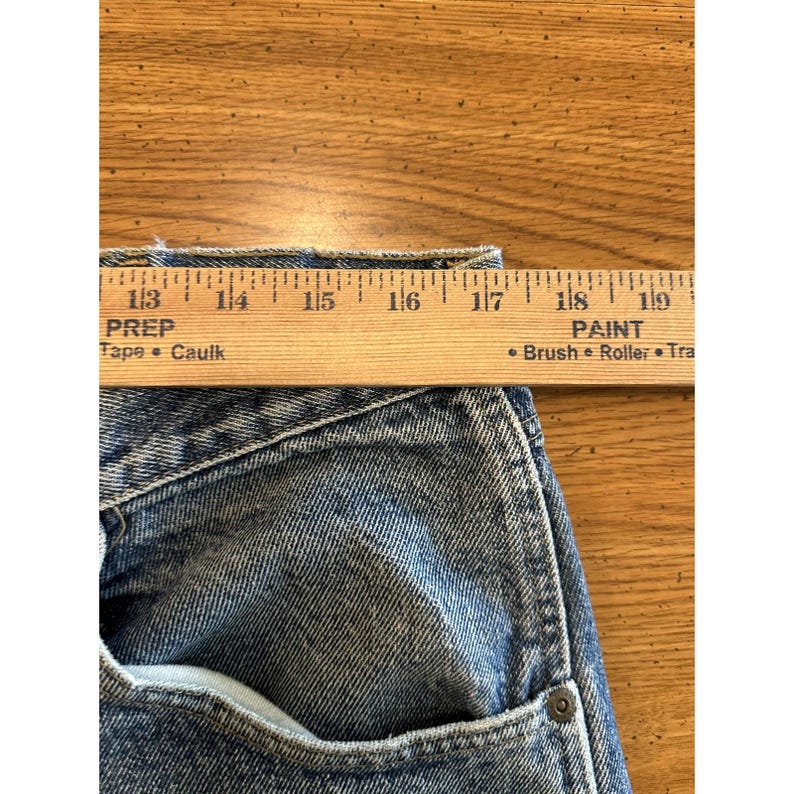 Vintage Wrangler Jeans Mens 36x30 (34x28) Blue 96501DK Relaxed Fit Denim USA 90s image 11