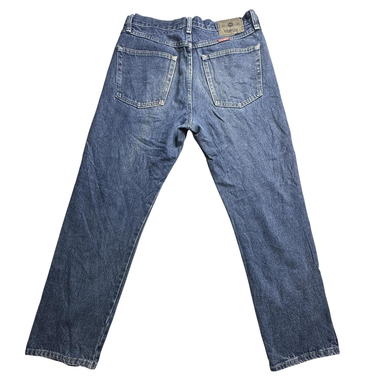 VINTAGE Wrangler Jeans Mens 32x32 Blue Regular Fit 965 Straight