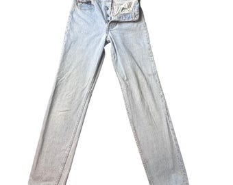 Vintage Levi's 701 Jeans Mens 28x32 (25x31) Light Wash Student Denim USA 80s 90s