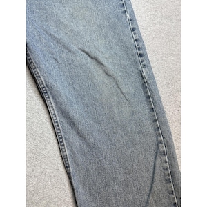 VTG Wrangler Hero Jeans Mens 40x32 (40x30) Light Wash Denim Straight Leg 97601VR image 3