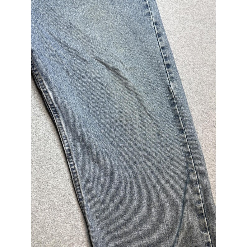 VTG Wrangler Hero Jeans Mens 40x32 (40x30) Light Wash Denim Straight Leg 97601VR image 3