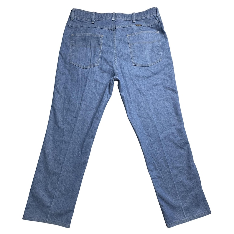 Wrangler Jeans Mens 38x30 Blue Classic Fit Straight Leg Denim Zip Fly Pants image 1