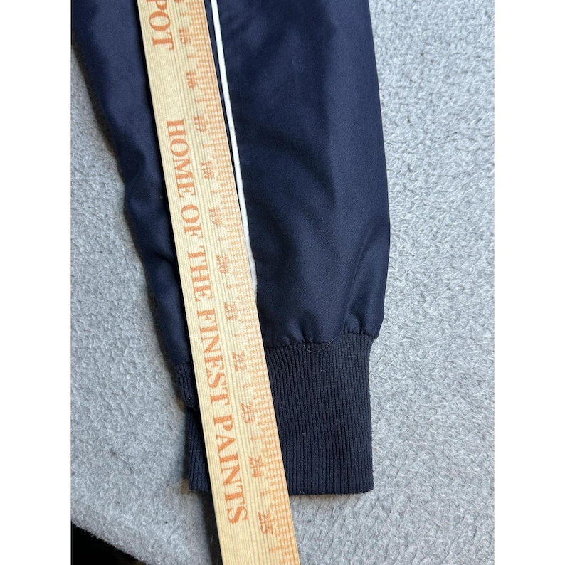 Giacca a vento vintage Fila da uomo, blu, con mezza zip, foderata, stile sportivo immagine 9