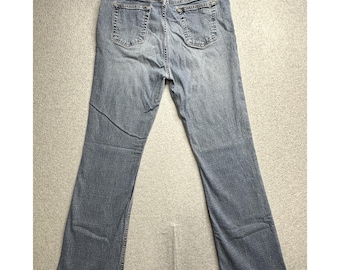 Mountain Lake Jeans Womens 12 Average Blue Flare Stretch Denim Classic Y2K 00s