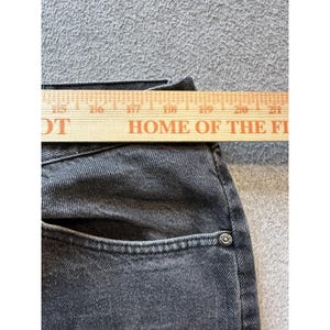 VTG Wrangler Jeans Mens 40x30 (38x28) Black Comfort Fit Straight Leg YKK 97601CB image 12