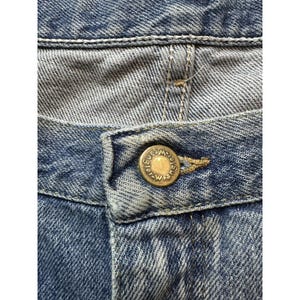VTG Wrangler Jeans Mens 36X30 Blue Denim Straight Leg Distressed Workwear YKK image 4