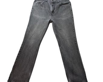 Vintage Levi's Signature Jeans Mens 33x31 Black Regular Fit Straight Leg Y2K