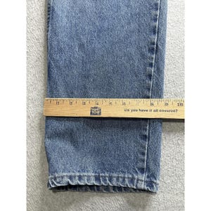 Wrangler Jeans Mens 40x30 Relaxed Fit Straight Leg YKK Zip Vintage Style Denim P image 11