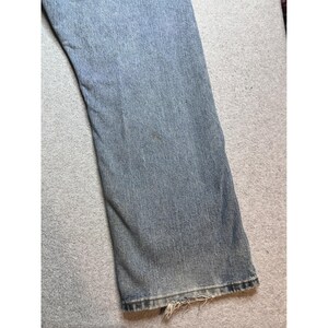 VTG Wrangler Hero Jeans Mens 40x32 (40x30) Light Wash Denim Straight Leg 97601VR image 6