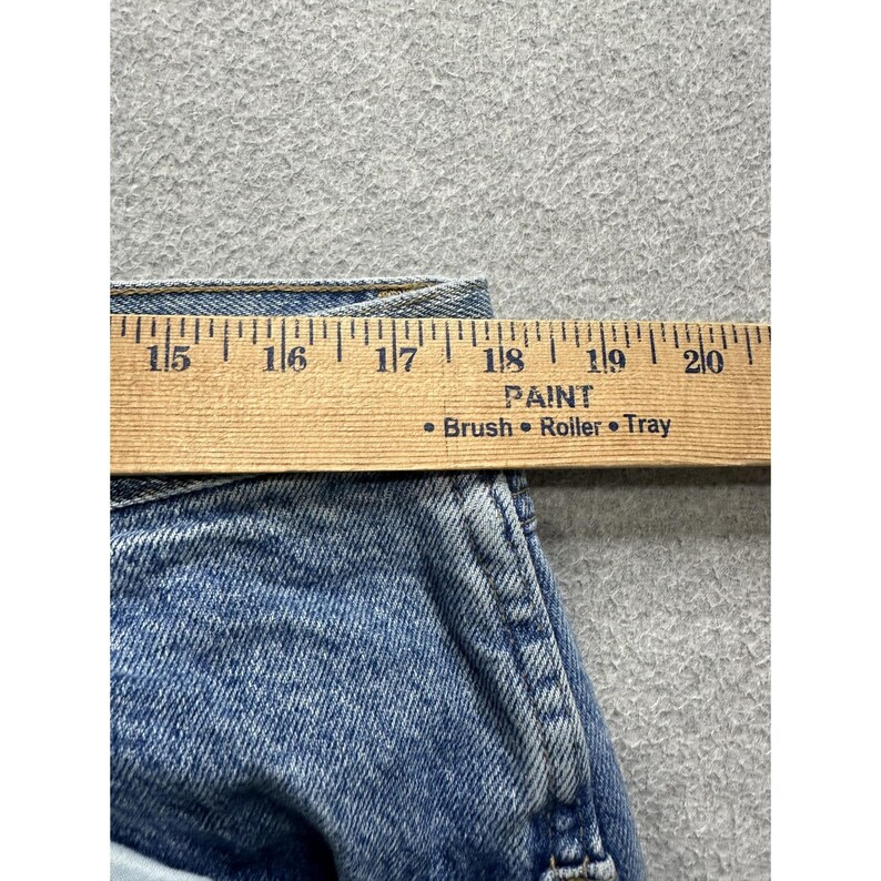 Vintage Wrangler Jeans Mens 38x25 Blue Denim Authentic Straight Leg 97601RS 90s image 9