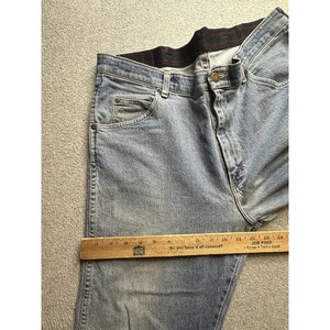 Wrangler Jeans Mens 36x30 (36x29) Light Wash Comfort Fit Stretch Denim Relaxed image 5