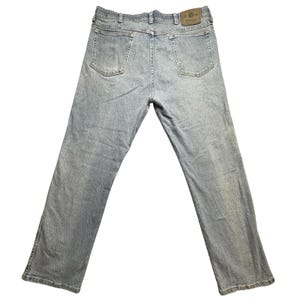 Wrangler Jeans Mens 36x30 (36x29) Light Wash Comfort Fit Stretch Denim Relaxed image 1