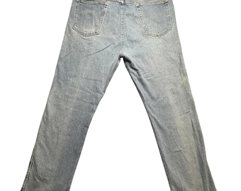 Wrangler Jeans Mens 36x30 (36x29) Light Wash Comfort Fit Stretch Denim Relaxed