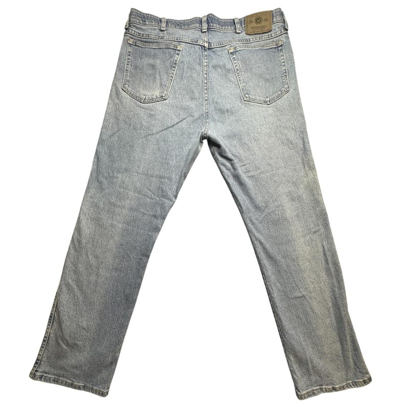 Wrangler Jeans Mens 36x30 (36x29) Light Wash Comfort Fit Stretch Denim Relaxed image 1