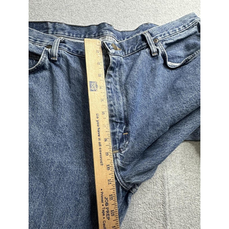 VTG Wrangler Jeans Mens 40x30 Blue 5 Pocket Relaxed Fit Denim Comfort 90s Y2K image 7