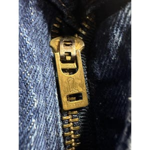 VTG Wrangler Jeans Mens 36x30 (35x28) Blue 937STR Straight Leg Denim Western image 7