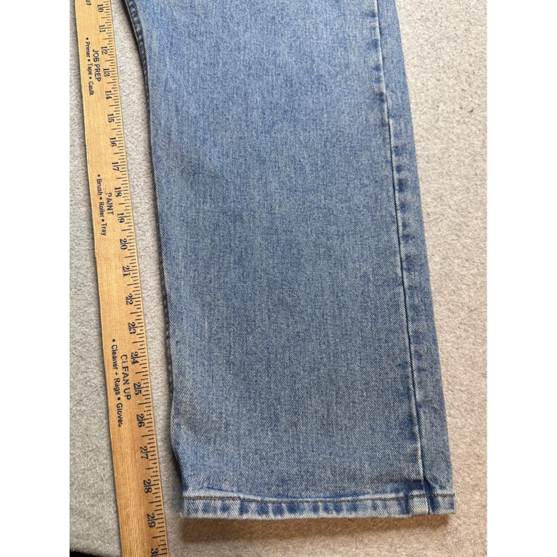 Vintage Wrangler Premium Jeans Mens 40x30 (39x29) Relaxed Fit Light Wash 97601SB image 15