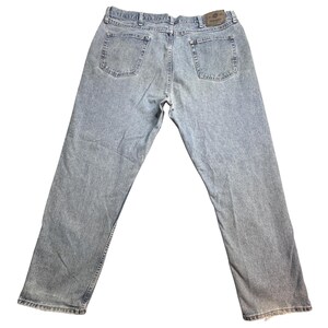 VTG Wrangler Hero Jeans Mens 40x32 (40x30) Light Wash Denim Straight Leg 97601VR image 1