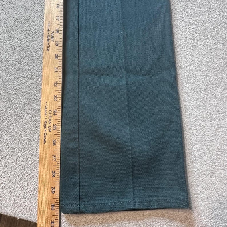 Vintage Wrangler-jeans heren 29 x 32 (27 x 30) groen cowboy-snit slim-fit 936CGN denim afbeelding 8