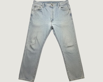 Cabelas Jeans Mens 42x34 (39x32) 5099 Light Blue Straight Leg Denim Outdoor Gear