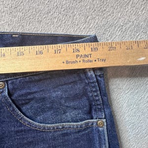 Jeans Wrangler Homme 38 x 34 délavage foncé robuste, jambe droite 100 % coton 35001AN image 5