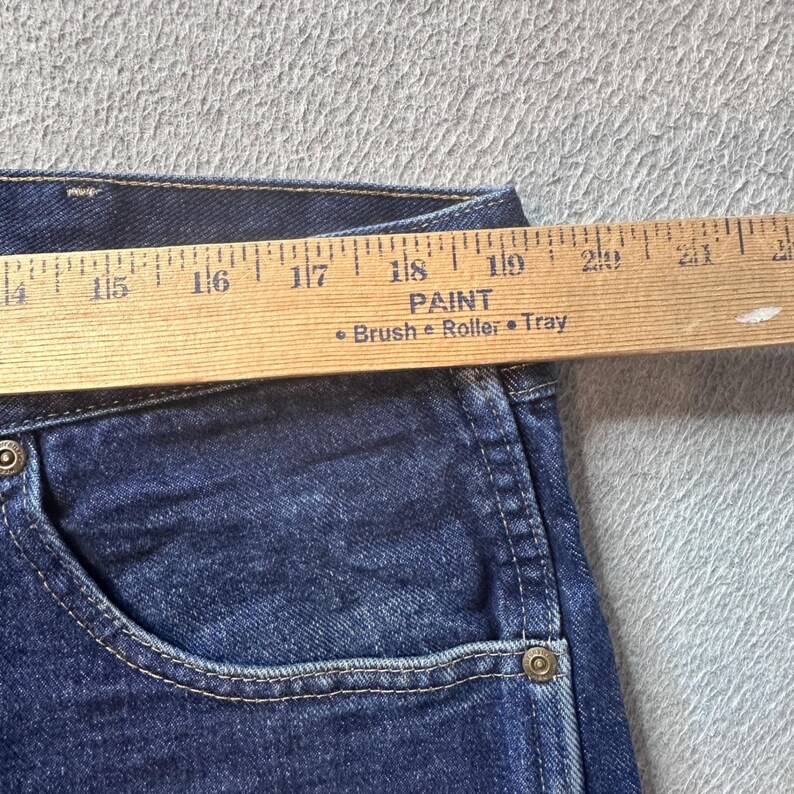 Jeans Wrangler Homme 38 x 34 délavage foncé robuste, jambe droite 100 % coton 35001AN image 5