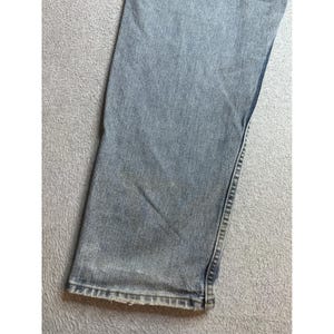VTG Wrangler Hero Jeans Mens 40x32 (40x30) Light Wash Denim Straight Leg 97601VR image 5