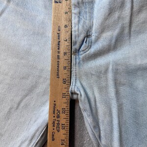 Vintage Wrangler Jeans Herren 34x30 (33x28) Helle Waschung Gerades Bein Denim 90er Jahre USA Bild 6