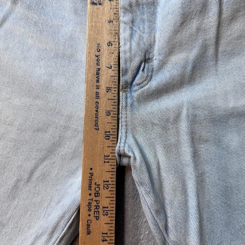 Vintage Wrangler Jeans Herren 34x30 (33x28) Helle Waschung Gerades Bein Denim 90er Jahre USA Bild 6