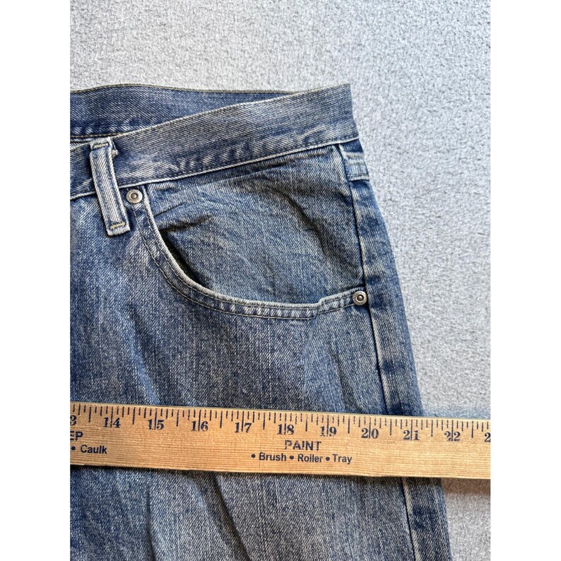 Wrangler Relaxed Fit Jeans Mens 33x30 (34x30) Medium Wash Blue Denim 97601VR image 9