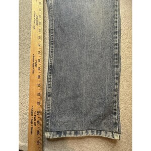 Wrangler Jeans Mens 38x34 (38x27) Blue Medium Wash Denim Relaxed Fit Straight image 3