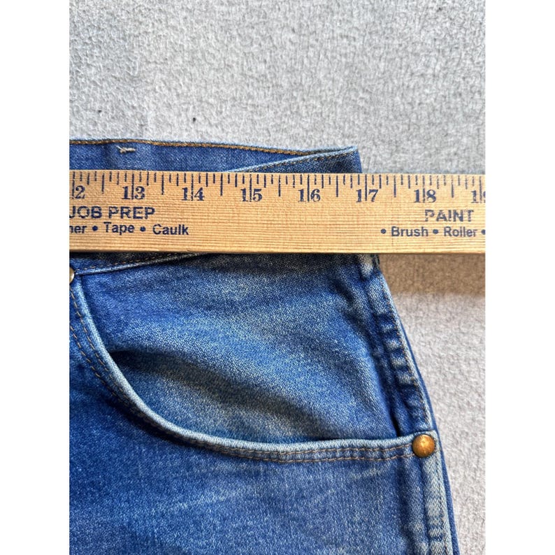 Wrangler 31MWZPW relaxte fit jeans heren 34 x 30 (34 x 28) blauw denim werkkleding gebeitst afbeelding 12
