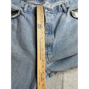 Vaqueros holgados vintage Wrangler 96501SL para hombre, 36 x 30, lavado claro, azul, EE. UU., años 90 imagen 6