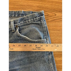 Vintage Wrangler Jeans Mens 36x30 (34x28) Blue 96501DK Relaxed Fit Denim USA 90s image 12