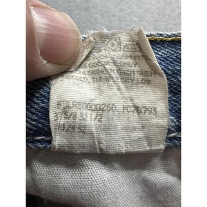 Vaqueros Wrangler para hombre, 36 x 32, lavado claro, pierna recta, cierre de cremallera YKK 9C501 SL imagen 3
