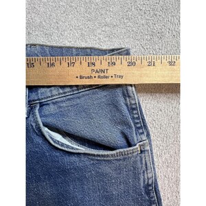 VTG Wrangler 85900LW Relaxed Straight Jeans Herren 40x27 Medium Wash Blue Denim Bild 8